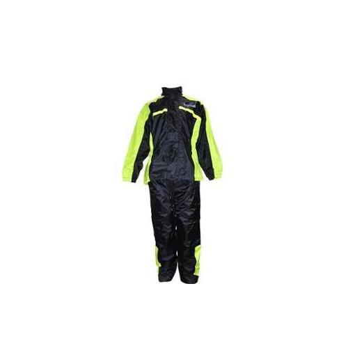 Veste de pluie noir et fluo 4square