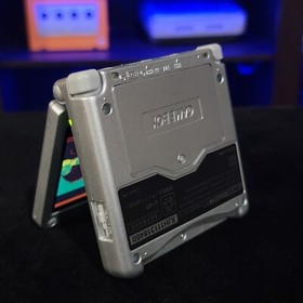 Silver Nintendo Game Boy Advance GBA SP IPS Adjustable Brightness