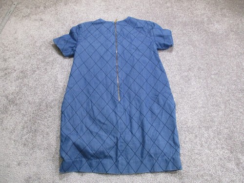 Kate Spade Shirt Womens Size 4 Blue Plaid Dress Top Designer - Picture 4 of 9
