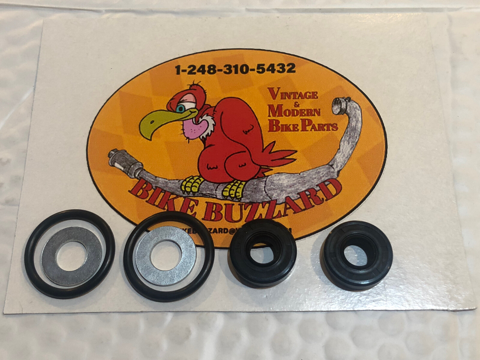 Vintage Koni Motorcycle Shock Seal Kit for Steel / Aluminum Bodies NEW