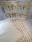 1920 TIMES ENGRAVED MAPS - Bartholomew lot of 26 Scotland England Color Large