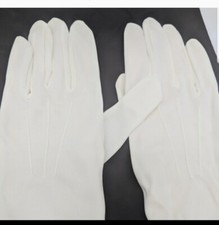 Vintage 1970's white clown gloves
