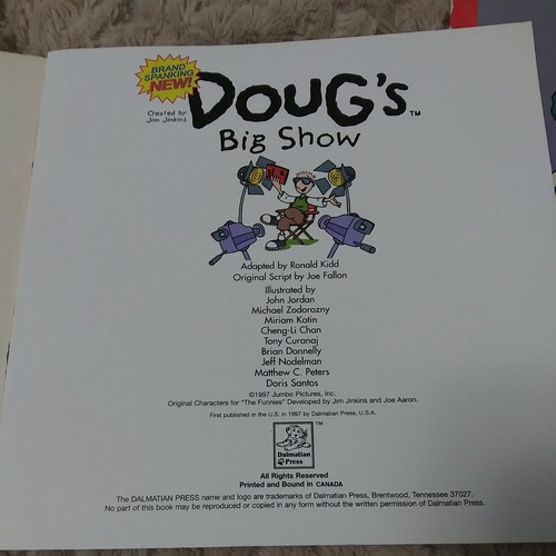 Vtge (1997) Pair of Doug's Storybooks (#3 and #4) by Ronald Kidd - Foto 4 di 12