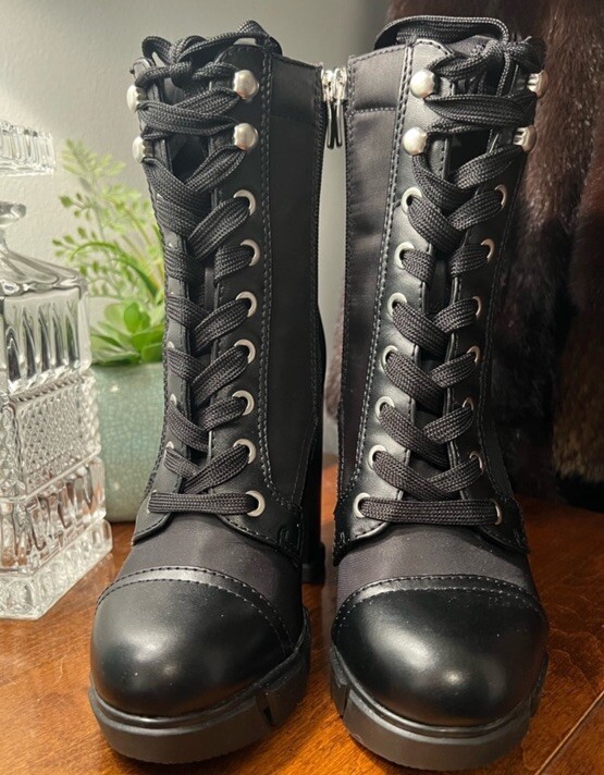 Nine West Vega Lace Up Platform Boots