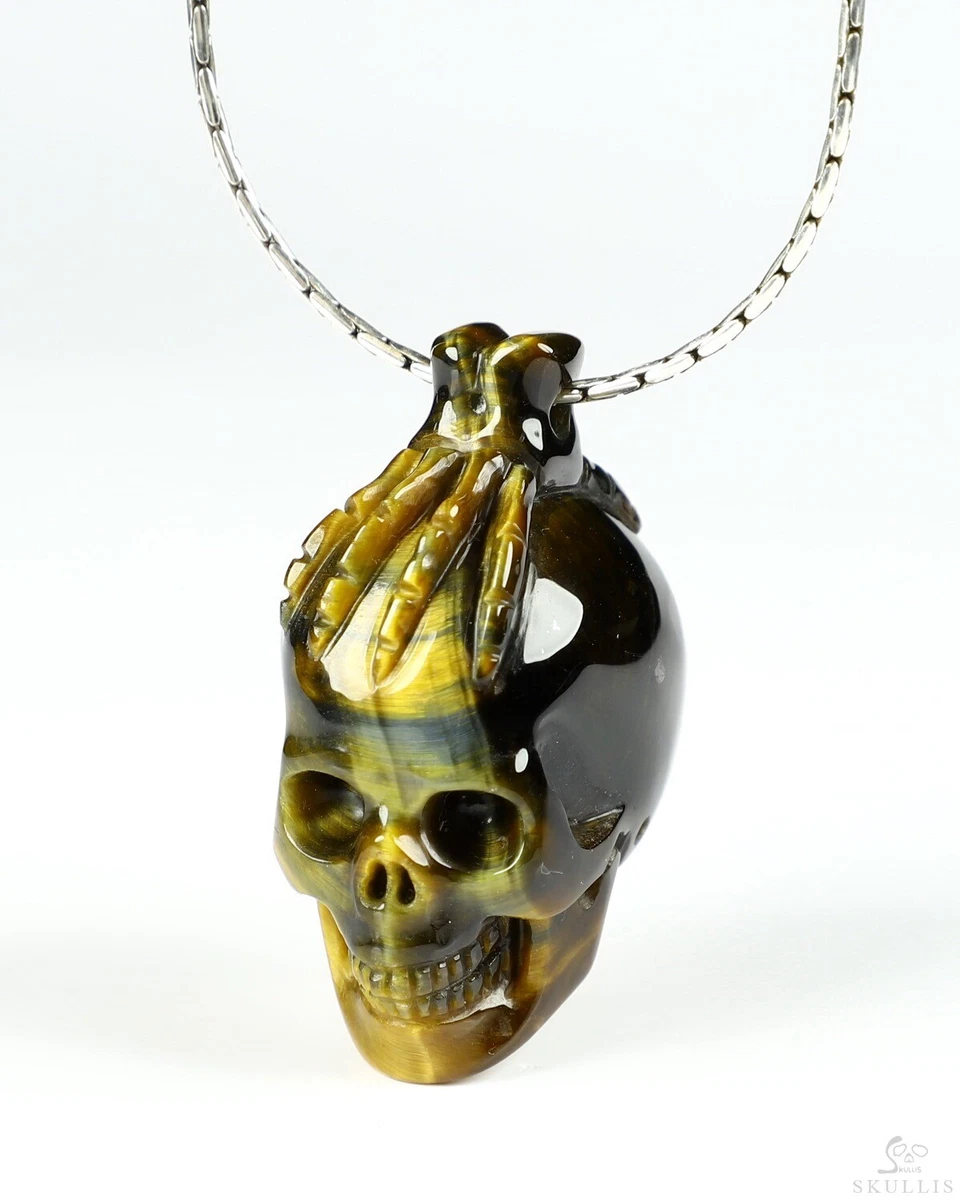 Crystal hotsell skull pendant