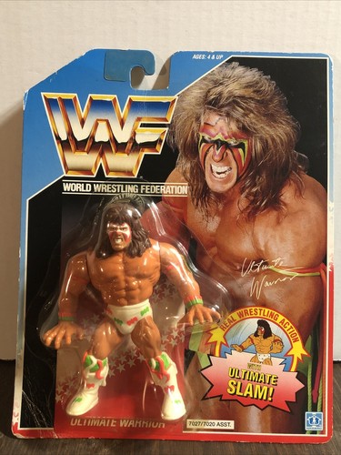 WWE WWF Hasbro The Ultimate Warrior MOC Series 2 W...