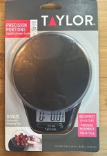 Taylor Precision Digital Kitchen Scale Weighing Tray Battery Included