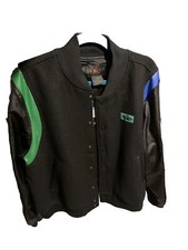 Jordan X Aleali May Varsity Jacket In Black W/ Tags Size M (dc2434-010) New
