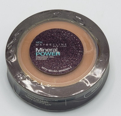 NEW Maybelline Mineral Power Pressed  Powder FINISHING VEIL -DARK