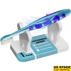 New ListingCompact Toothbrush Holder Bathroom Organizer Easy Clean Durable Kids Adults New