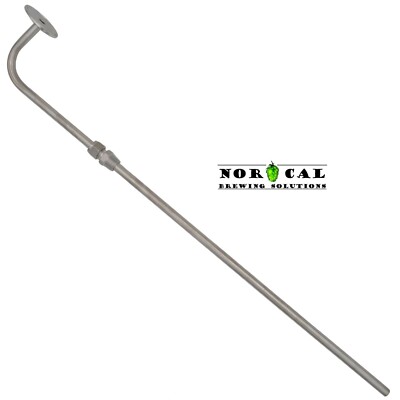 Jaybird 304 Stainless Steel Pass Through RACKING CANE 2'' Tri Clover Clamp 29''