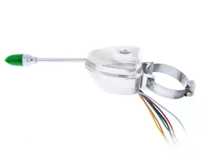 Kit de intermitente y abrazadera de interruptor de señal de giro cromado de 6 voltios para Chrysler 1928-1951 Foto 4 de 4