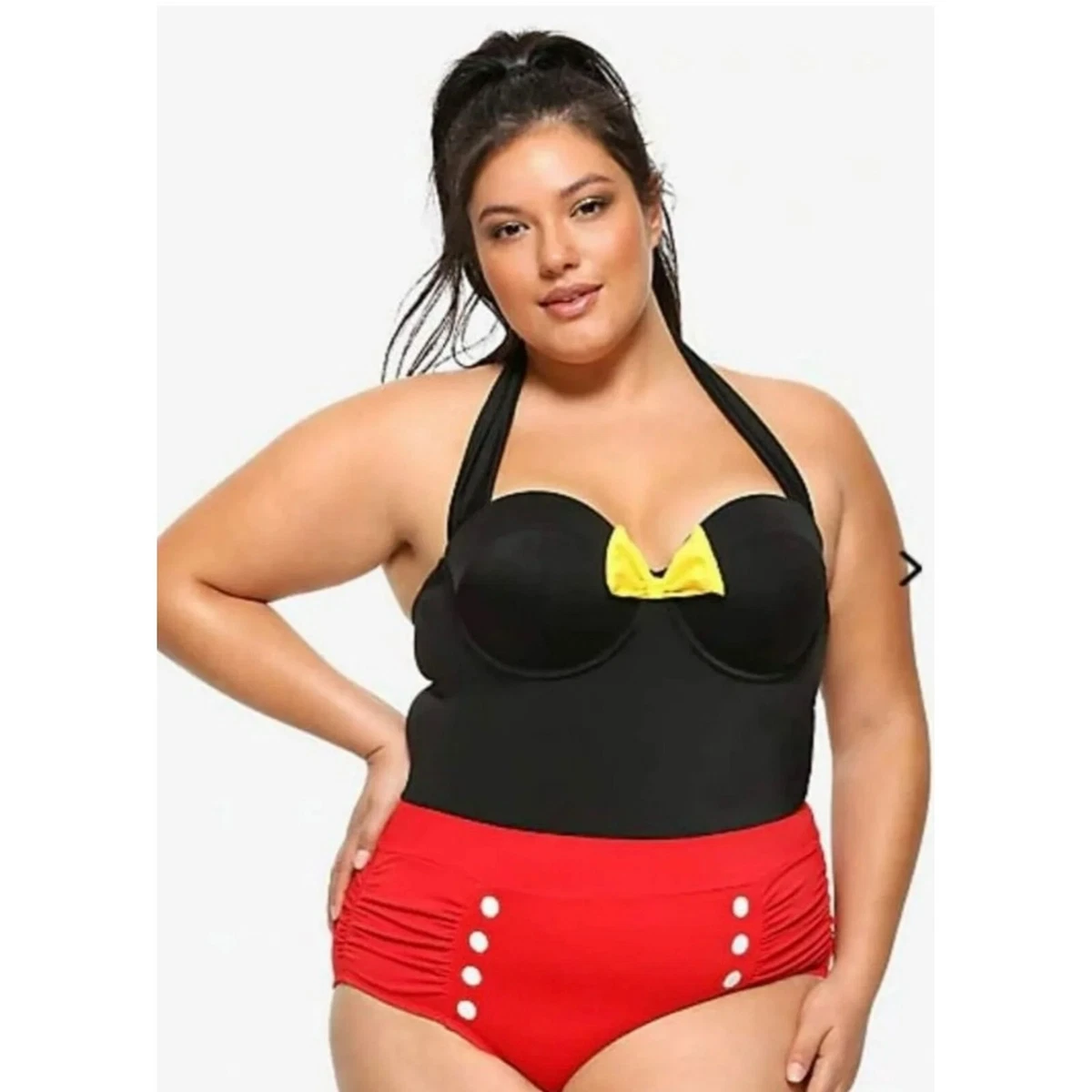 Mickey mouse sale swimsuit womens