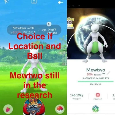 Shiny Mewtwo Shundo  10th anniversary Background✨ 💥PTCs-Pokémon G0