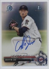 2017 Bowman Chrome Prospect Auto Refractor 9/499 Griffin Jax #CPA-GJ Auto qh5