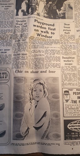 La Poste CHELSEA vendredi 29 avril 1966. Pages avant et arrière uniquement. - Photo 15/15