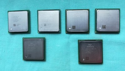 CPU-Konvolut intel 6x Sockel mPGA 478, 4x Sockel mPGA 478, 1x Sockel 370 iP3