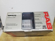 RAB HPS 70 Watt  Tallpack NIB/ WPTS 70 Bronze with lamp and photocell installed