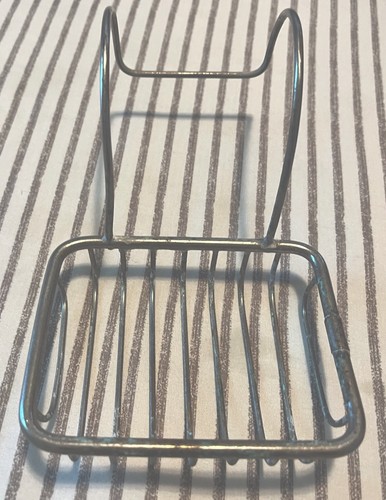 Antique Chrome Soap Holder Basket For Clawfoot Tub