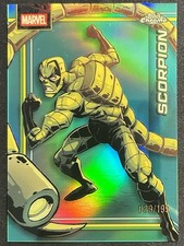 Scorpion 2026 Topps Chrome Marvel #147 Aqua Refractor /199 Spider-Man Villain