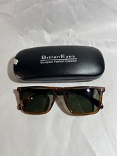 CARFIA Retro Men's Polarized Sunglasses UV Protection Hand-crafted Acetate Italy