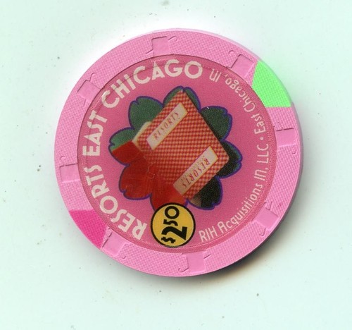 2.50 Chip from the Resorts Casino East Chicago Indiana H&C