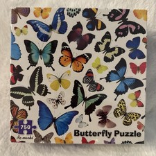 Butterfly Themed 750 Piece Jigsaw Puzzle by Re-Marks NEW Sealed
