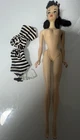 Mattel Vintage 1960’s Brunette Ponytail Barbie Doll With  Accessories