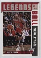 2017-18 Panini NBA Hoops Legends of the Ball Scottie Pippen #14 HOF 1hm5