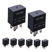8-PCS 4 Pin 12V 30A Multi-Purpose Automotive Relay - Heavy Duty Universal