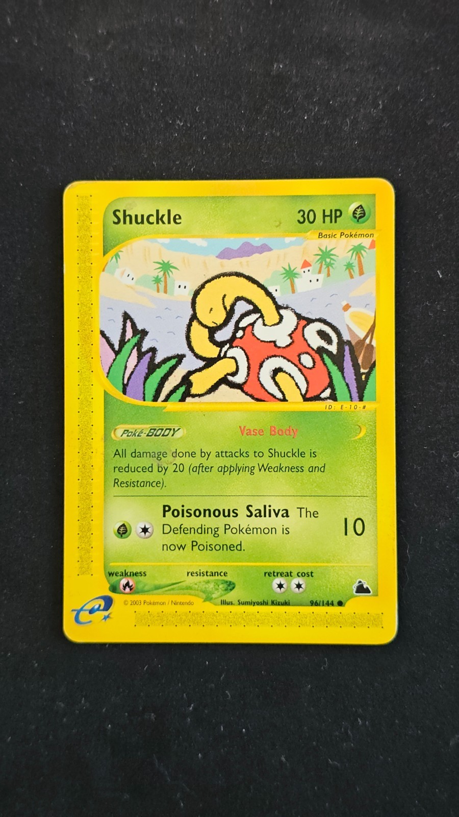 Pokémon - Skyridge - Shuckle non Holo 96/144
