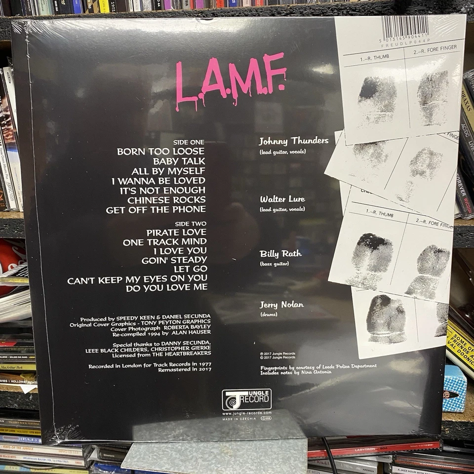 JOHNNY THUNDERS & THE HEARTBREAKERS - LAMF: Lost '77 Mixes - NEW PINK VINYL LP - Image 3 of 3