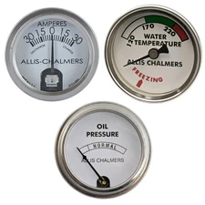 Tractor Temp Amp Oil Pressure Gauges Fits Allis Chalmers