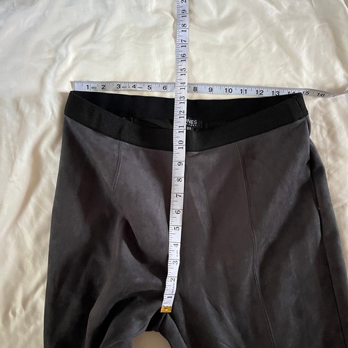 NWT Jones New York Grey Suede High Rise Stretch Legging Trouser Pant Wmns 12 - 第 7/8 張圖片