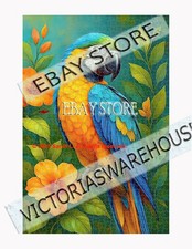 1000 piece jigsaw puzzle Macaw Parrot Colorful Jungle parrot