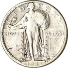 1924-S 25C Standing Liberty Quarter VF K19329