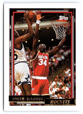 1992-93 Topps - Hakeem Olajuwon #337 Gold