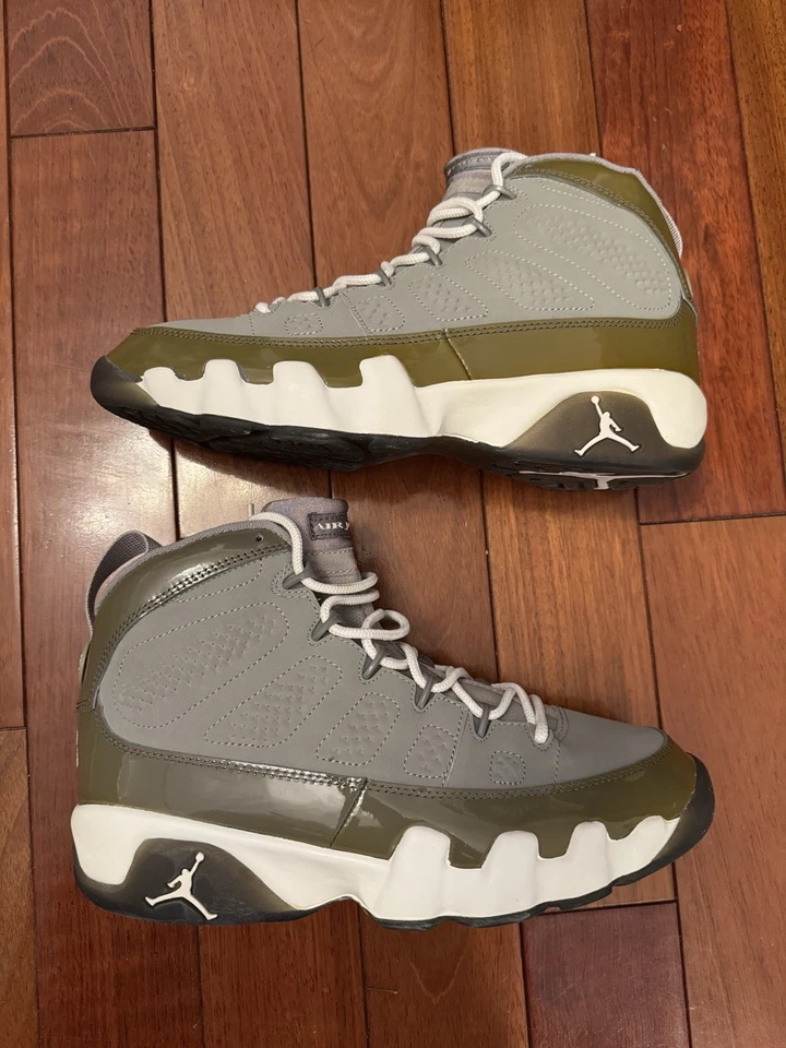 Air Jordan 9 ретро 2002 классный серый размер 9 - Изображение 3 из 4