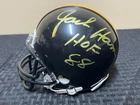 Pittsburgh Steelers JACK HAM Signed Mini Helmet HOF '88 Inscription