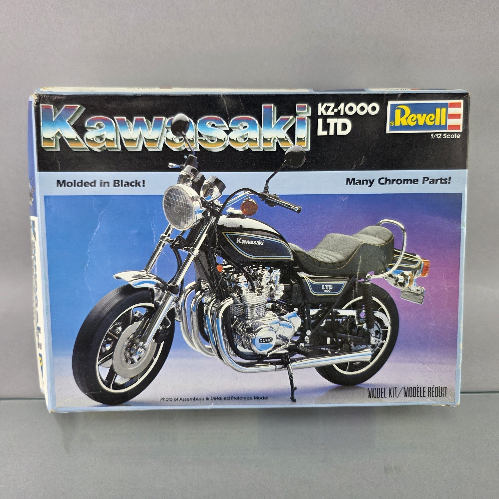 Revell 7801 1/12 Kawasaki KZ-1000 LTD Motorcycle Model Kit Vintage 1981