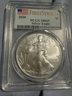 2020  $1 AMERICAN SILVER EAGLE EMERGENCY ISSUE  MS-69 First Strike