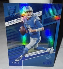 Jared Goff 2022 Panini Donruss Elite Status #71 NFL 02/16 Detroit Lions Card