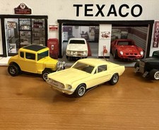 Rare Custom Mini Lindy Lindberg H.O. ‘68 Ford Mustang Fastback JL T-Jet Slot Car
