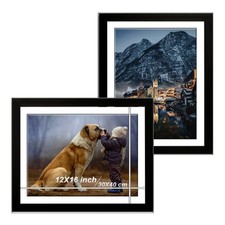 12x16 Picture Frame 2 Pack, Display 12x16in/30x40cm Diamond Painting Kits/Pho...