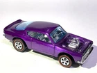 🔥 CUSTOM MADE REDLINE 🔥Hot Wheels King ‘Cuda  Plymouth  SpectraFlame Purple
