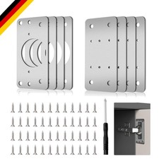 Scharnier Reparaturset aus Edelstahl mit Schrauben für Möbel und Türen