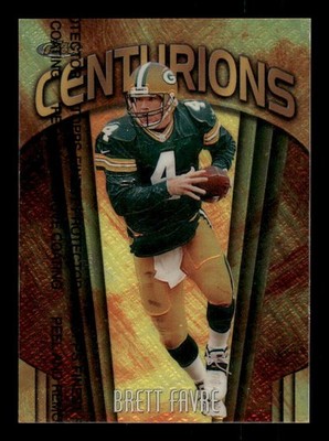 1998 Topps Finest Centurions (Insert 1:125) #C1 Brett Favre #193/500 Packers HOF
