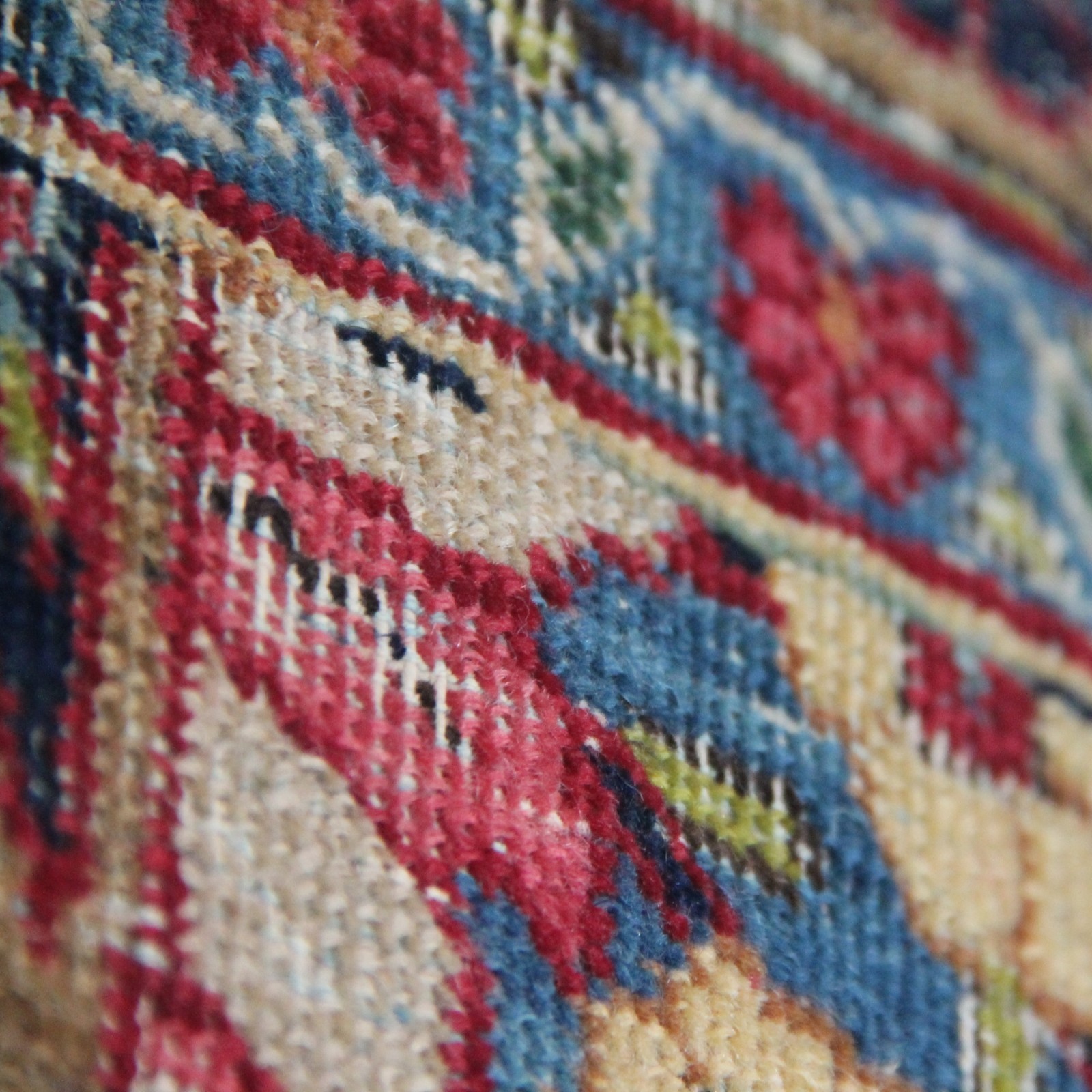 Curated Antique Rug Fragment - 2x5 ft | Handmade Oriental Wool Rug for Bedroom