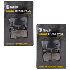 NICHE Brake Pad Set for Honda CBR600RR Kawasaki Ninja Front Organic 2 Pack