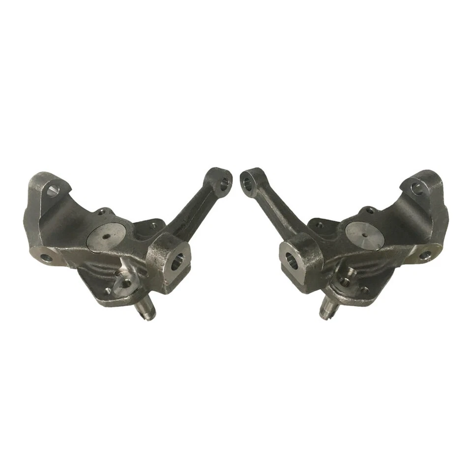 For 1974 - 1978 Ford Mustang II Pinto Forged Steel 1-Piece 2" Drop Spindles Pair - Image 3 of 4